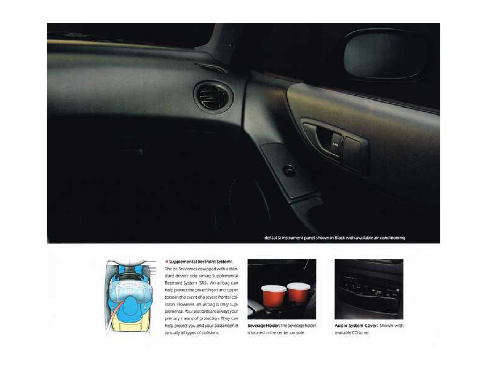 1993 Honda Civic delSol Brochure Page 2